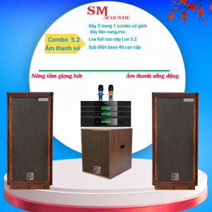 Bộ Combo 5 Âm Thanh Cao Cấp SM ACOUSTIC LUX 5.2
