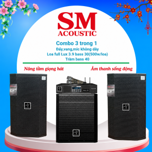 Bộ Combo 1 Âm Thanh Cao Cấp SM ACOUSTIC LUX