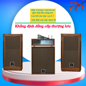 Bộ Combo 2 Âm Thanh Cao Cấp SM ACOUSTIC LUX 5.1